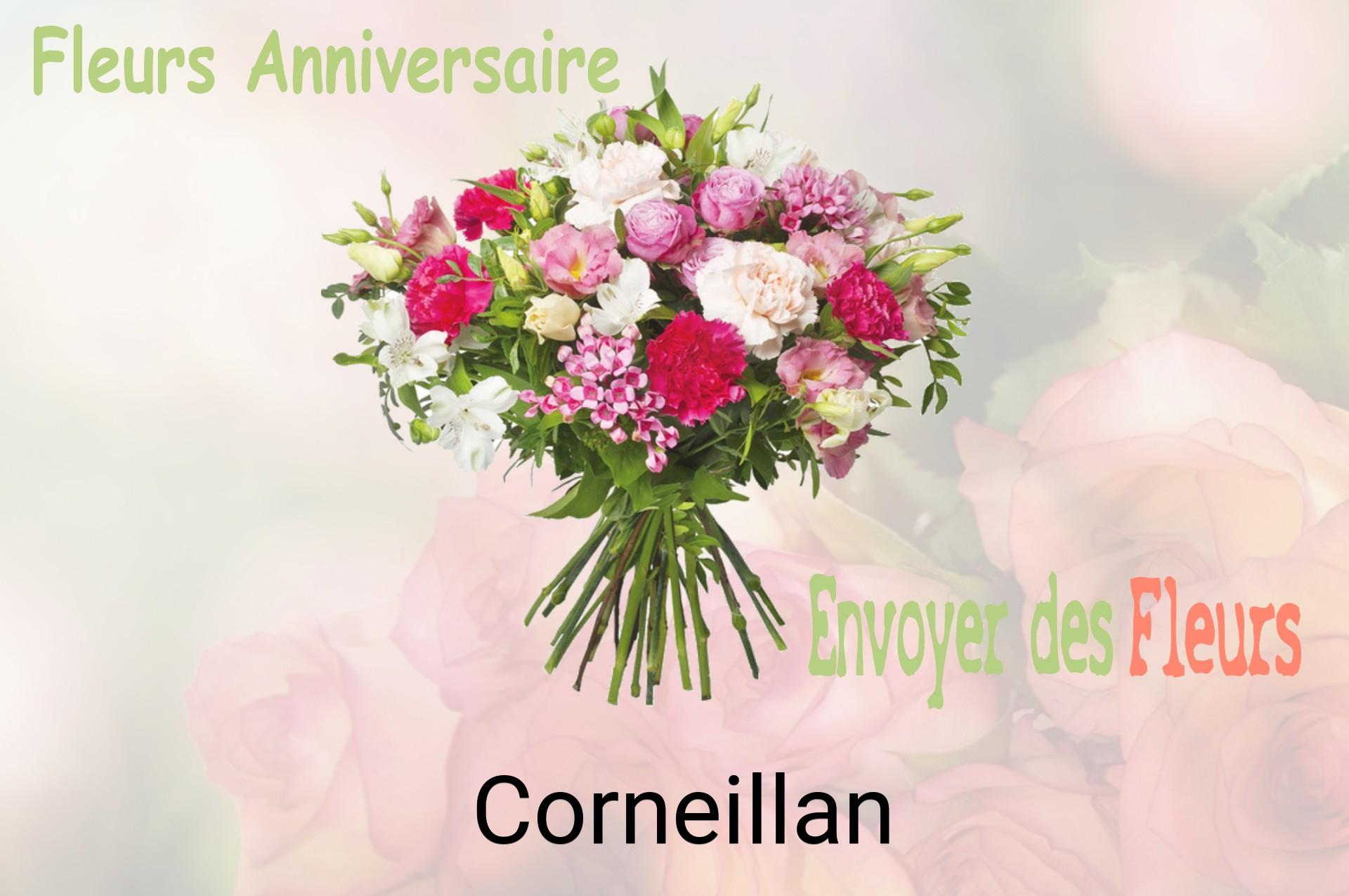 Bouquet de fleurs d’anniversaire livré à Corneillan